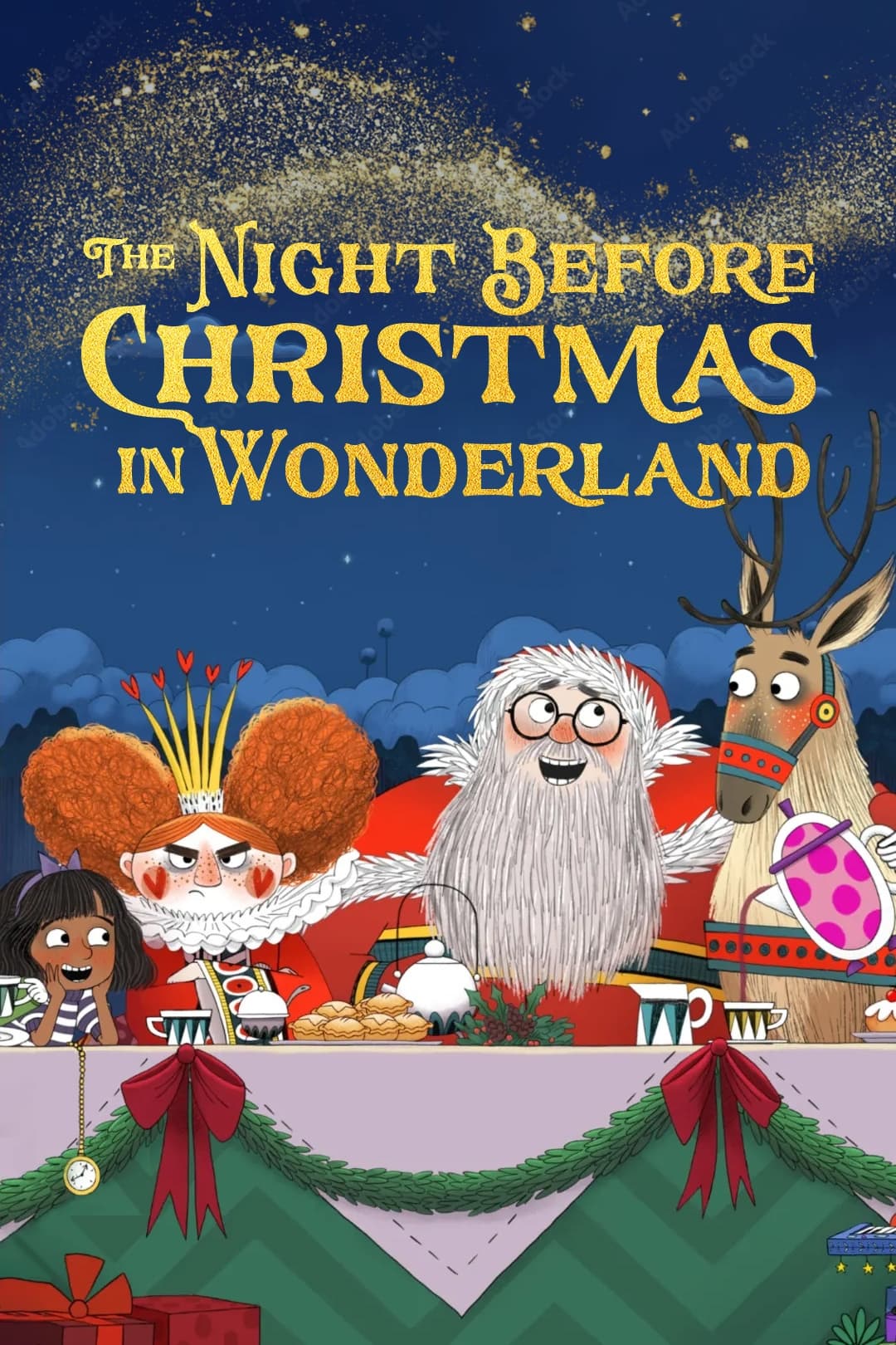 Постер The Night Before Christmas in Wonderland